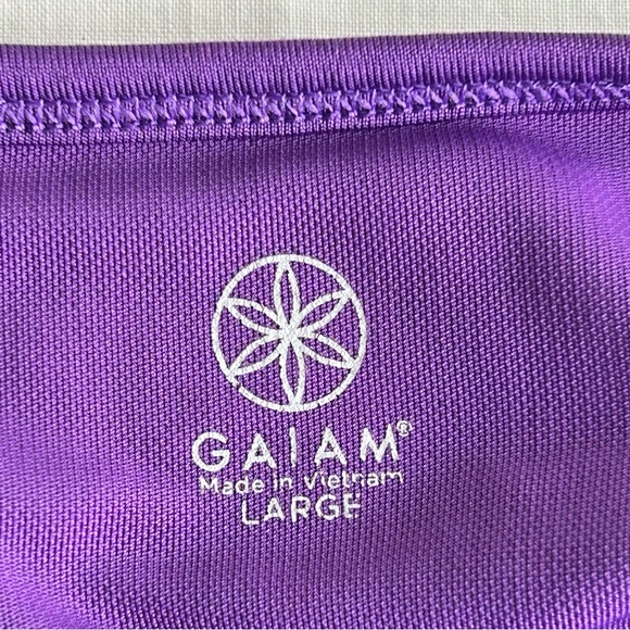 Gaiam Purple Digi Camo Tank Athletic Dress - Picture 12 of 16